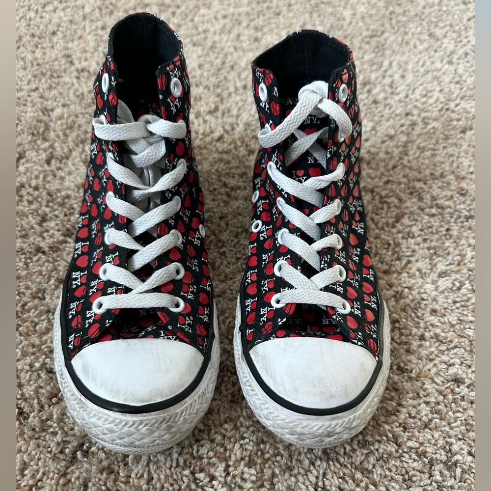COPY - Converse, kids size 3, I❤️NY pattern